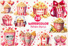 Valentine Popcorn Clipart Bundle