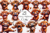 Highland Cow Clipart Bundle 1