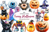 Funny Halloween Clipart Bundle