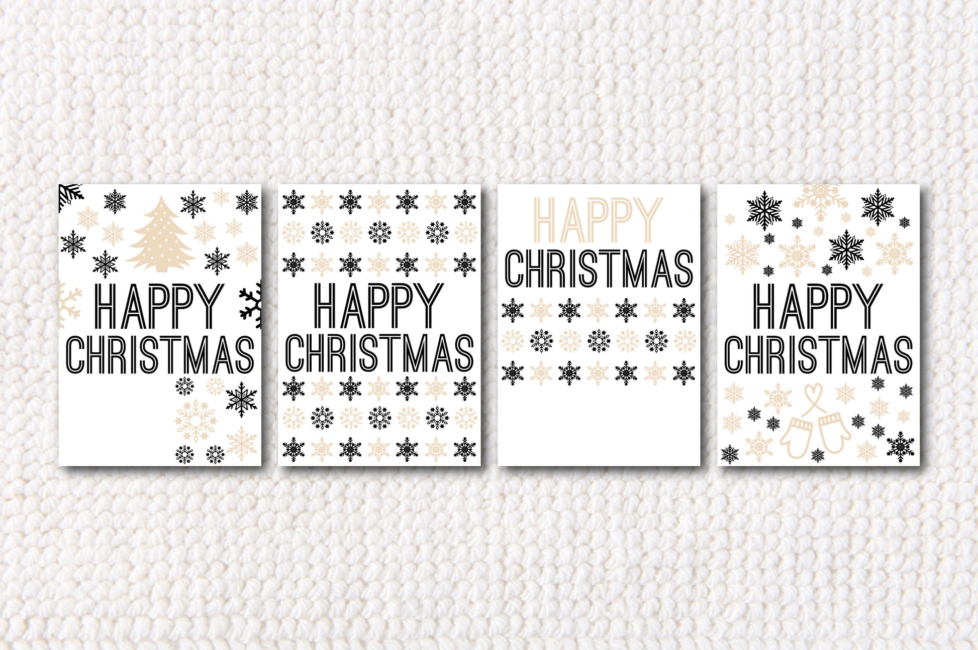 Merry Christmas Card SVG Bundle - CraftNest - Digital Crafting and Art