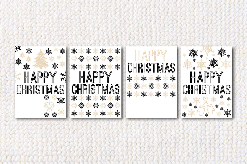 Merry Christmas Card SVG Bundle - CraftNest - Digital Crafting and Art