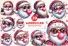 Christmas Santa Claus Digital Art Clipart Bundle