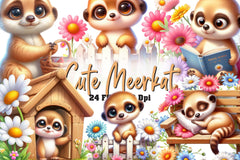 Meerkat Meerkats Clipart Bundle - CraftNest - Digital Crafting and Art