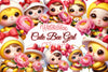 Cute Bee Clipart Bundle