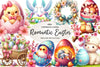 Romantic Easter Clipart Bundle