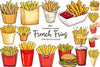 French Fries Clipart Bundle