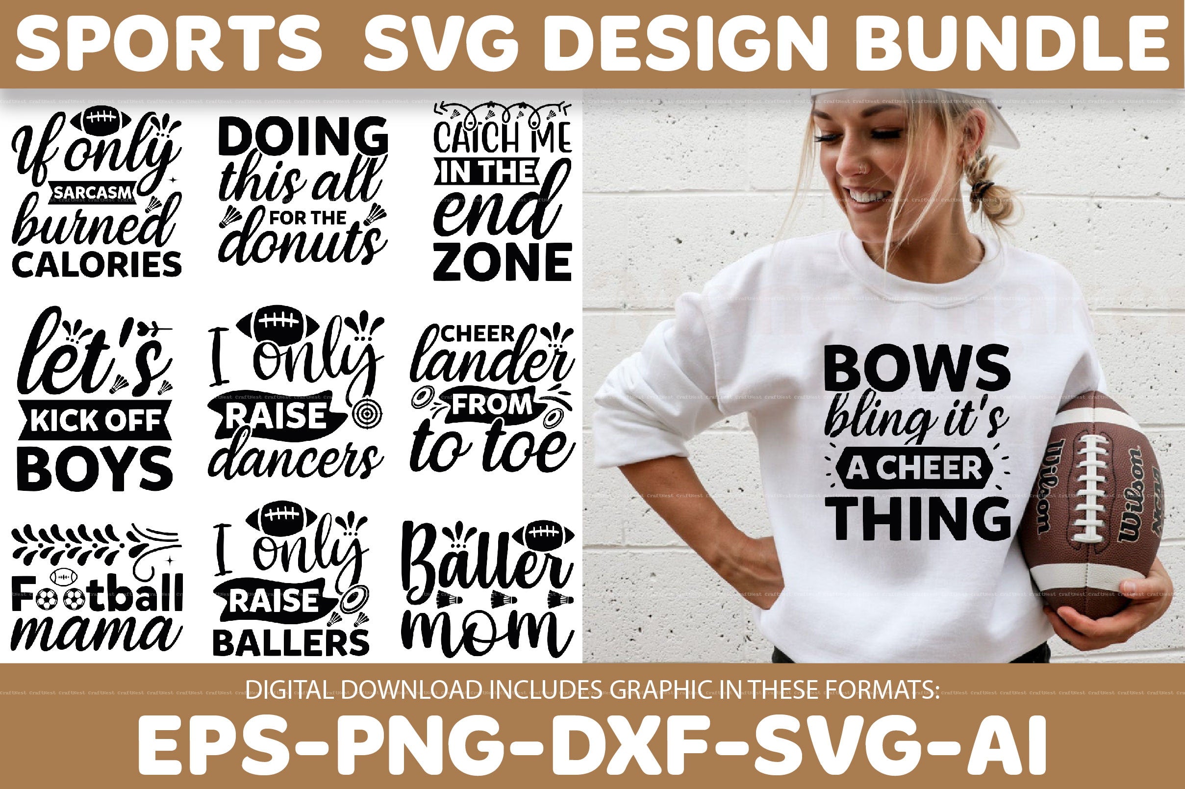Sports Design SVG Bundle 6
