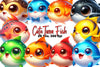 Cute Tuna Fish Clipart Bundle