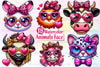 Farm Animals Face Clipart Bundle