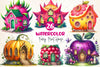 Fairy Fruit House Clipart Bundle 2