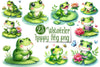 Happy Frog Clipart Bundle