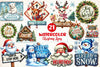 Cute Christmas Signs Clipart Bundle