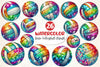 Disco Volleyball Clipart Bundle 2
