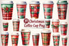 Christmas Coffee Cup Clipart Bundle 1