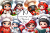 Ladybug Chef Clipart Bundle