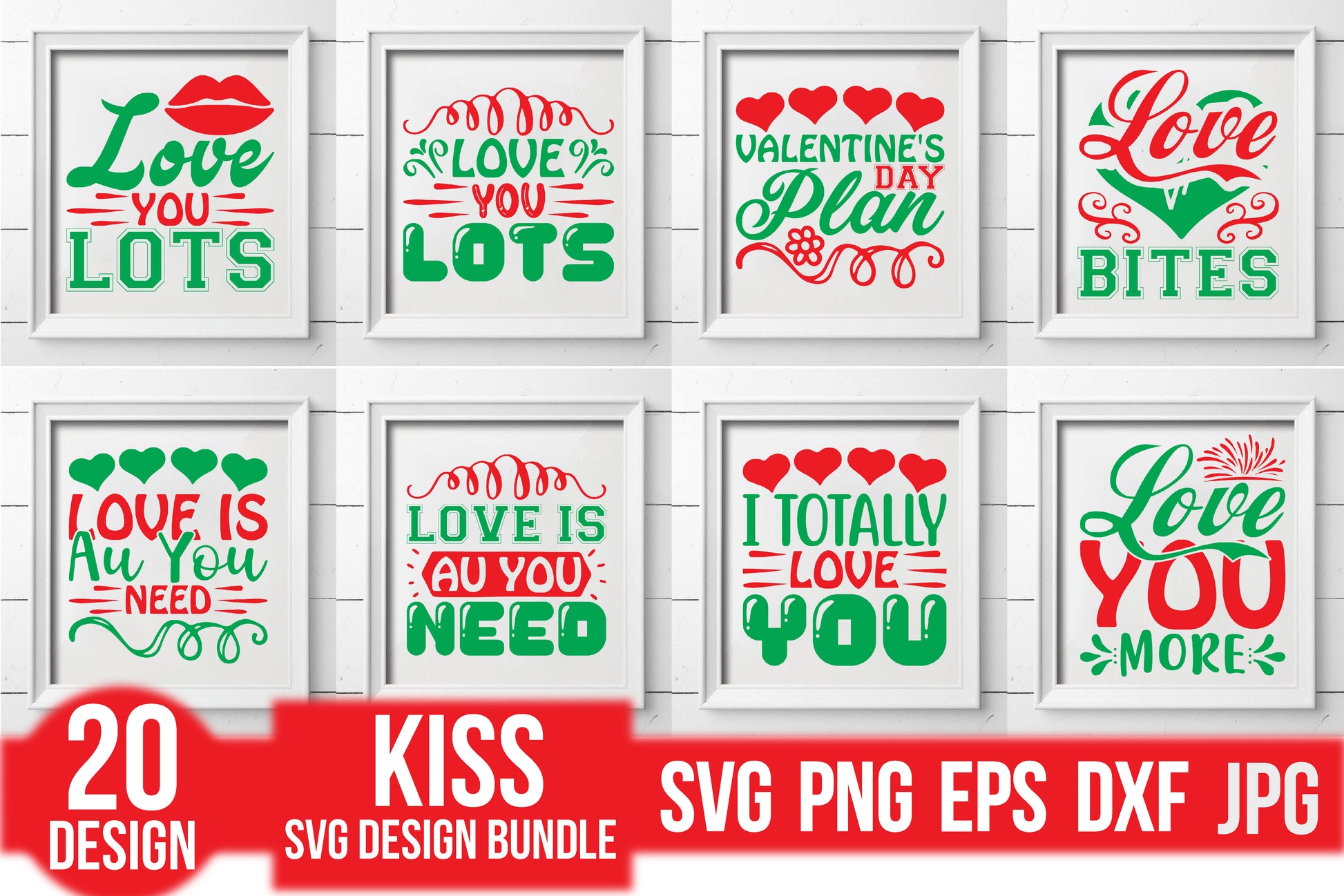 Kiss SVG Bundle - CraftNest - Digital Crafting and Art
