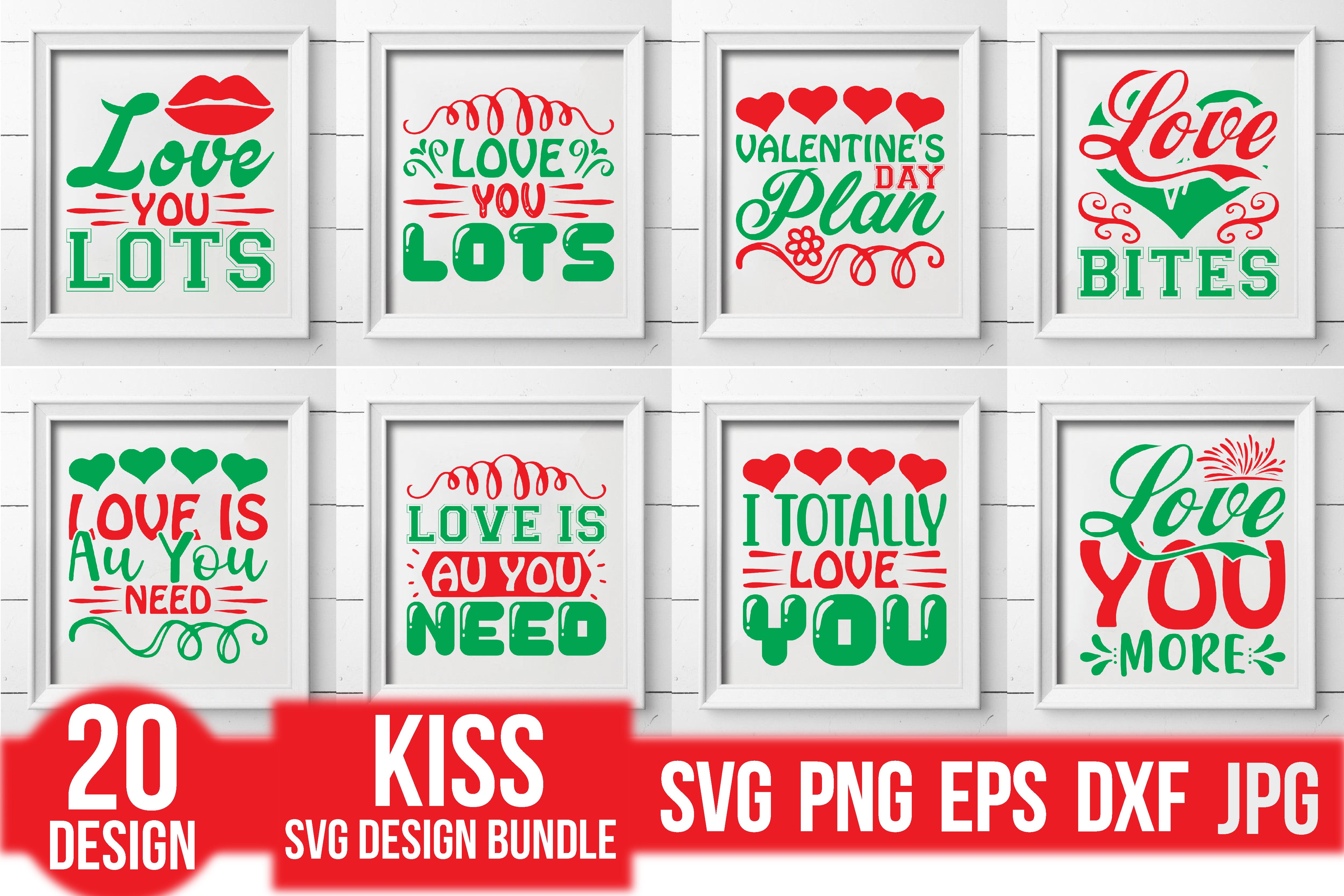Kiss SVG Bundle - CraftNest - Digital Crafting and Art