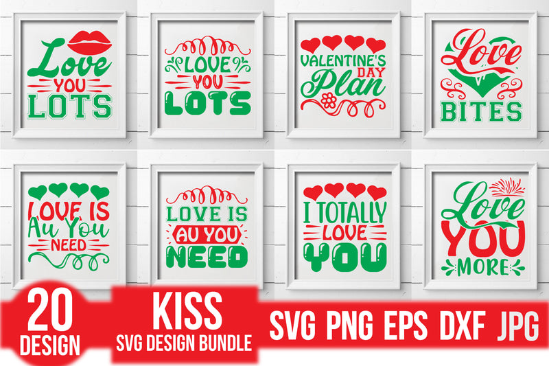 Kiss SVG Bundle - CraftNest - Digital Crafting and Art