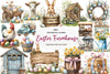 Country Farmhouse Easter Clipart Bundle