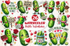 Cute Pickle In Valentines Clipart Bundle