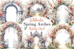 Spring Arches Clipart Bundle - CraftNest - Digital Crafting and Art
