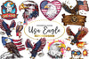 Usa Eagle & Fireworks Clipart Bundle