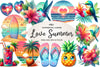 Love Summer Clipart Bundle