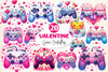Valentine Game Controllers Clipart Bundle 2