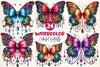 Colorful Butterfly Clipart Bundle 4