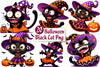 Halloween Black Cat Clipart Bundle 1