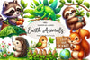 Earth Day Animals Wildlife Clipart Bundle