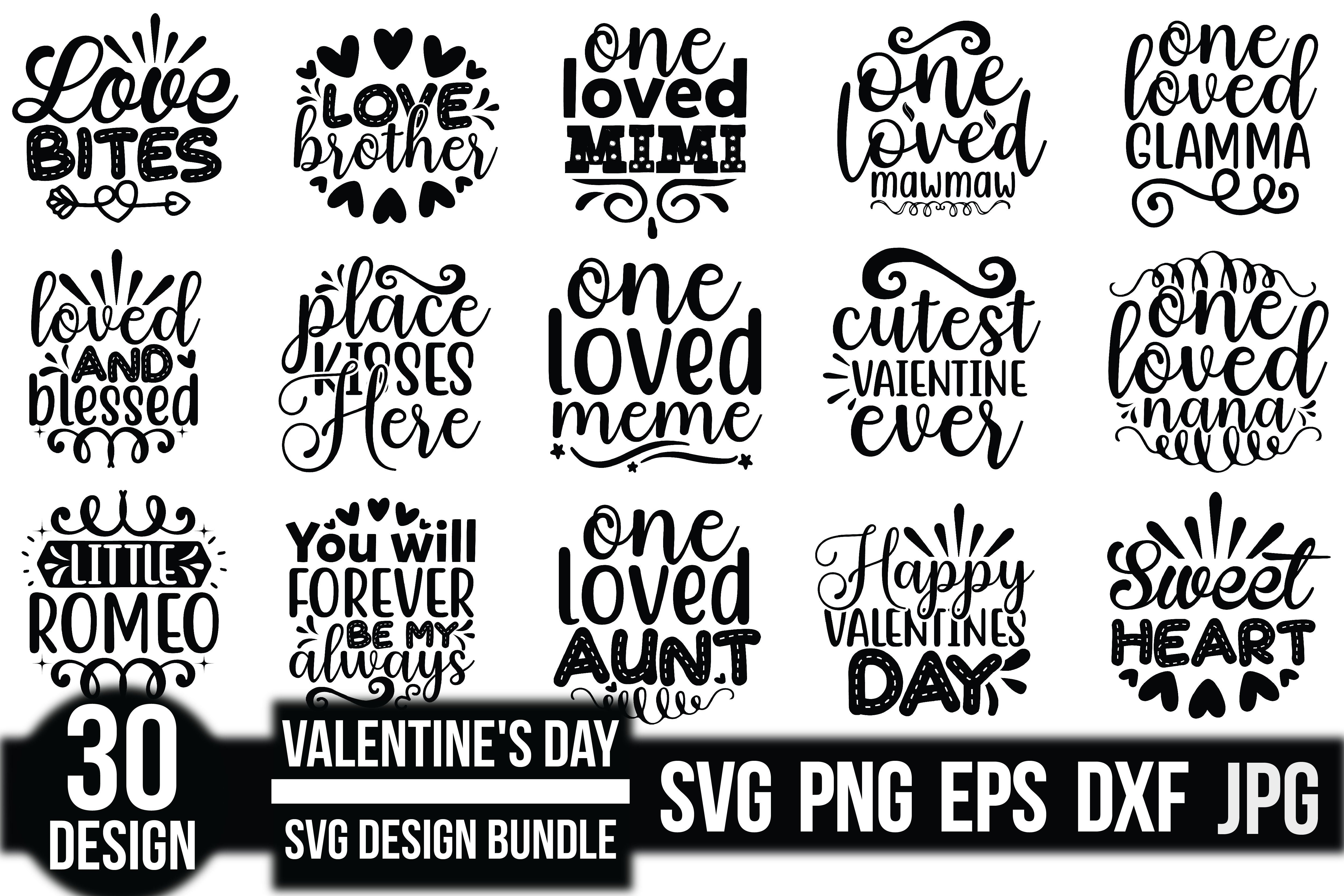 Valentine's Day SVG Bundle 21 - CraftNest - Digital Crafting and Art