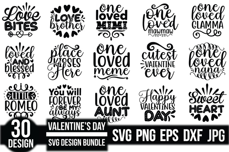 Valentine's Day SVG Bundle 21 - CraftNest - Digital Crafting and Art