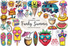 Funky Summer Clipart Bundle