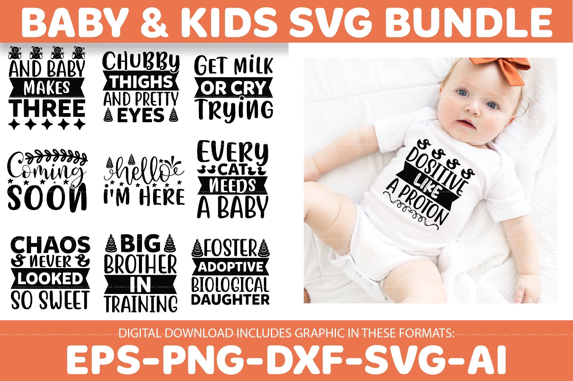 Baby & Kids SVG Bundle67