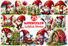 Ladybug Gnomes Clipart Bundle 2