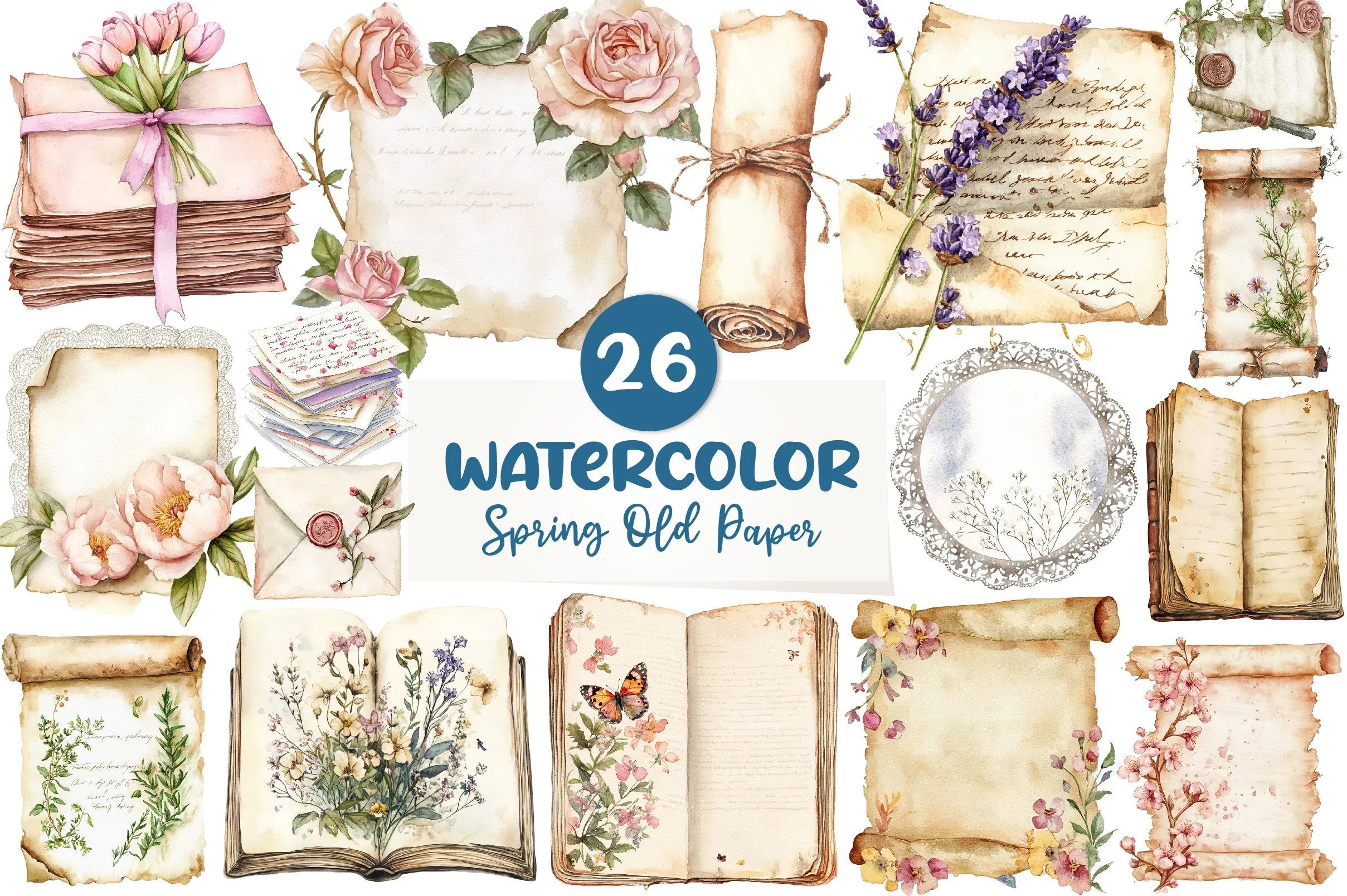 No Spring Journal Spring Old Paper Junk Journals