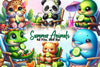 Summer Animals Clipart Bundle 2