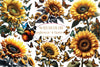 Sunflower And Butterfly Clipart Bundle