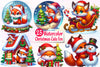 Christmas Cute Fox Clipart Bundle