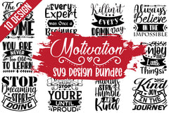 Motivation SVG Bundle - CraftNest - Digital Crafting and Art