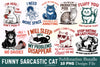 Funny Sarcastic Cat Clipart Bundle 4