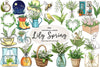 Lily Of The Valley Spring Clipart Bundle