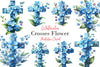 Crosses Flower Clipart Bundle