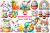 Kawaii Easter Day Clipart Bundle