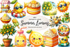 Summer Lemons Clipart Bundle