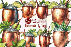 Lemon Drink Clipart Bundle - CraftNest - Digital Crafting and Art