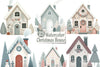 Christmas House Clipart Bundle