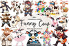 Quirky Funny Cow Clipart Bundle