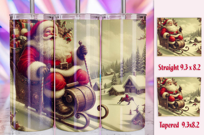 Christmas Santa Tumbler Bundle 11 - CraftNest - Digital Crafting and Art
